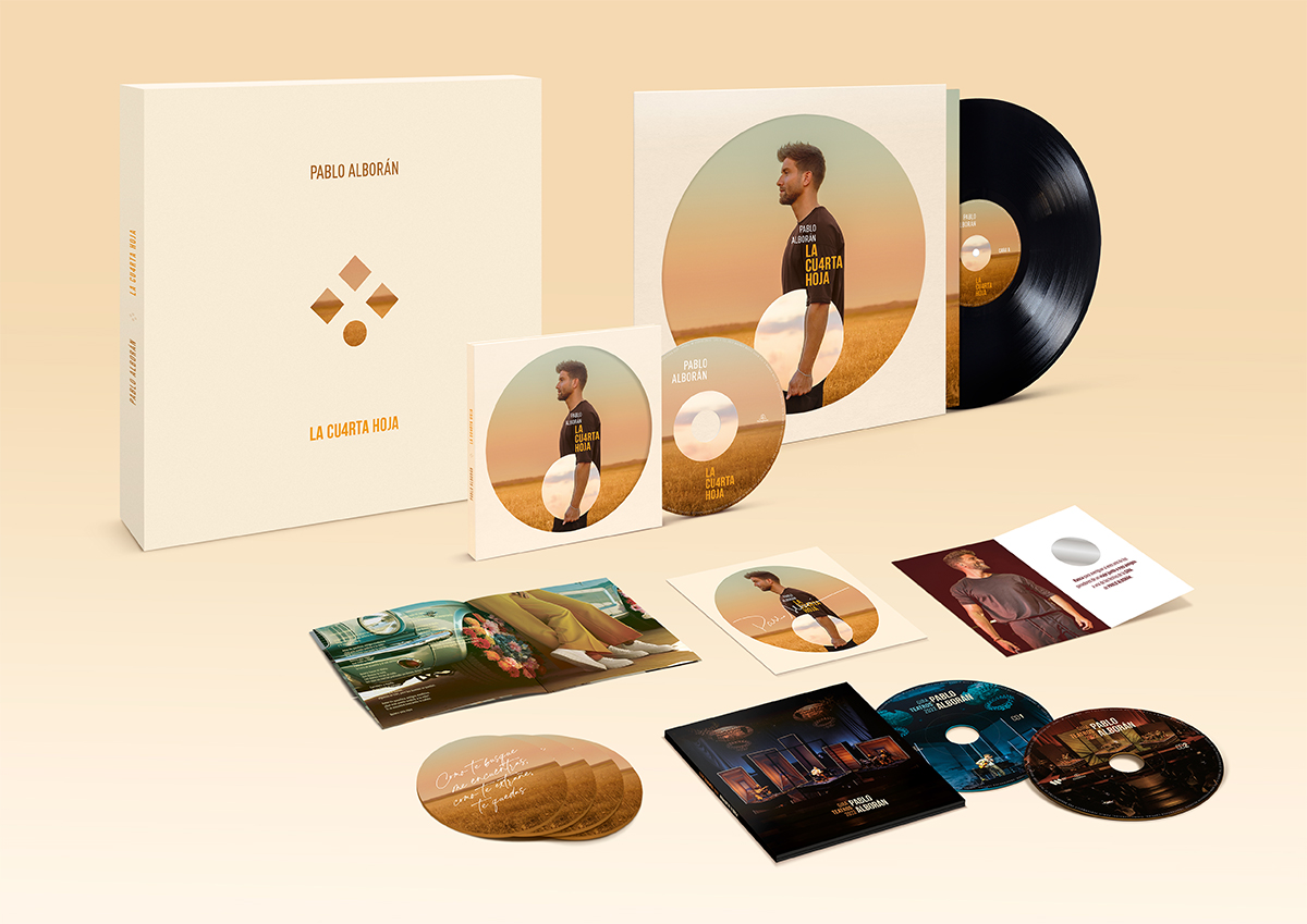 Pablo Alboran - Box Deluxe (Cd+Vinilo+2CD Directo+Postal FIRMADA+4 Posavasos+Christmas Rasca y Gana) La Cu4rta Hoja